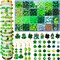 1870PCS St. Patrick’s Day Beads for Bracelet Jewelry Making Kit, Green Polymer Clay Beads Assorted Acrylic Pearl Bead Irish Shamrock Beads Leaf Clover Beads Charms for Necklace Earring DIY Craft Gifts